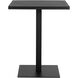 Merano 40.25 X 32 inch Black Outdoor Bar Table